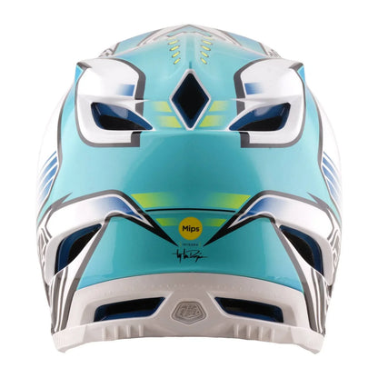 Troy Lee Designs BMX Racing Troy Lee Designs D4 Composite Helmet Crest Real Teal