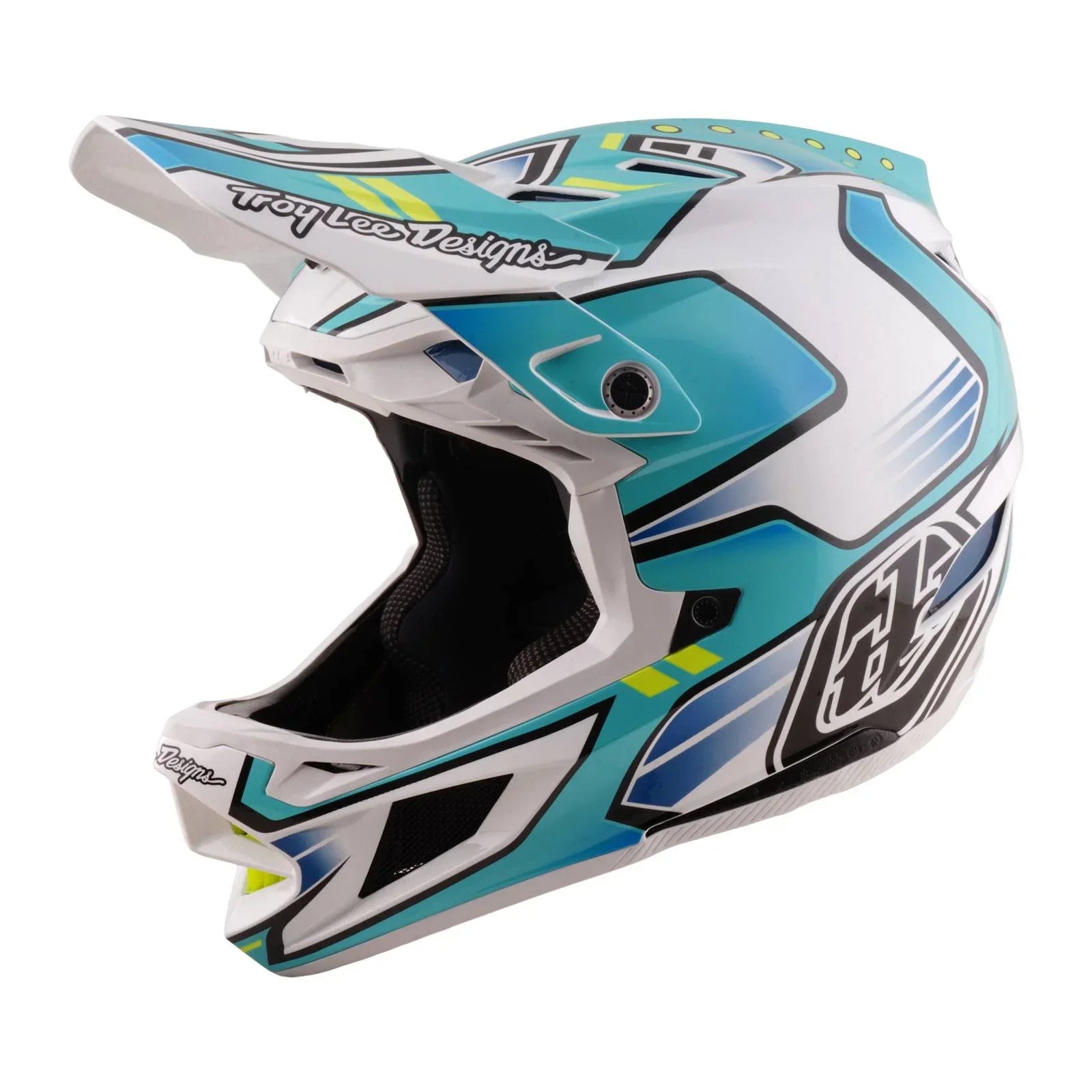 Troy Lee Designs BMX Racing Troy Lee Designs D4 Composite Helmet Crest Real Teal