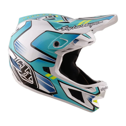 Troy Lee Designs BMX Racing Troy Lee Designs D4 Composite Helmet Crest Real Teal