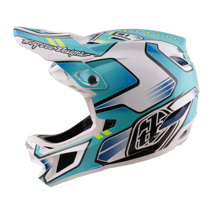 Troy Lee Designs BMX Racing Troy Lee Designs D4 Composite Helmet Crest Real Teal
