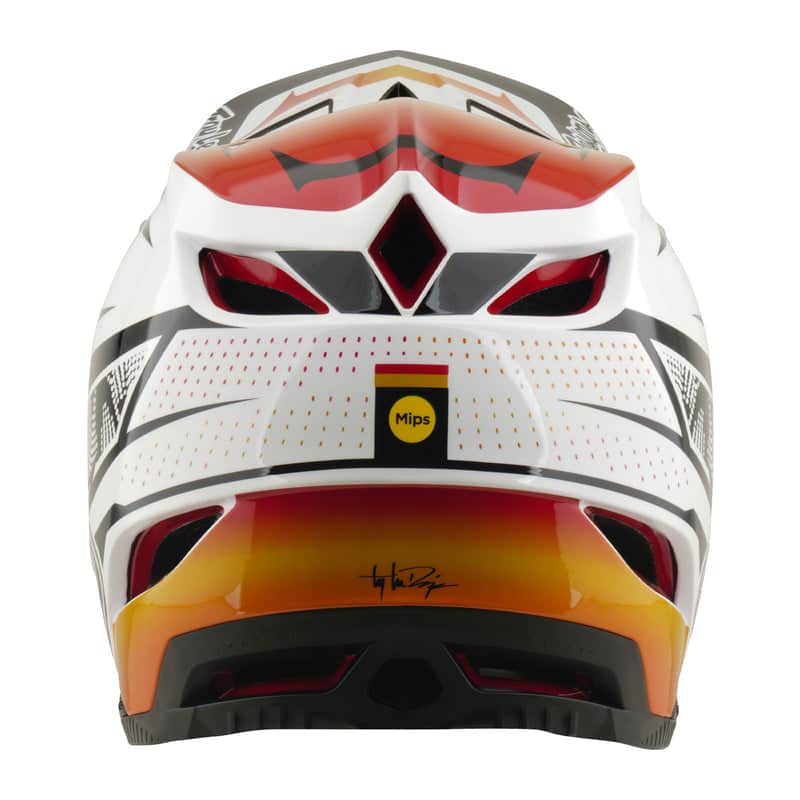 Troy Lee Designs BMX Racing Troy Lee Designs D4 Composite Helmet Lined Up White