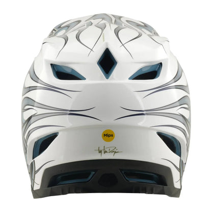 Troy Lee Designs BMX Racing Troy Lee Designs D4 Composite Helmet Torched White / Silver