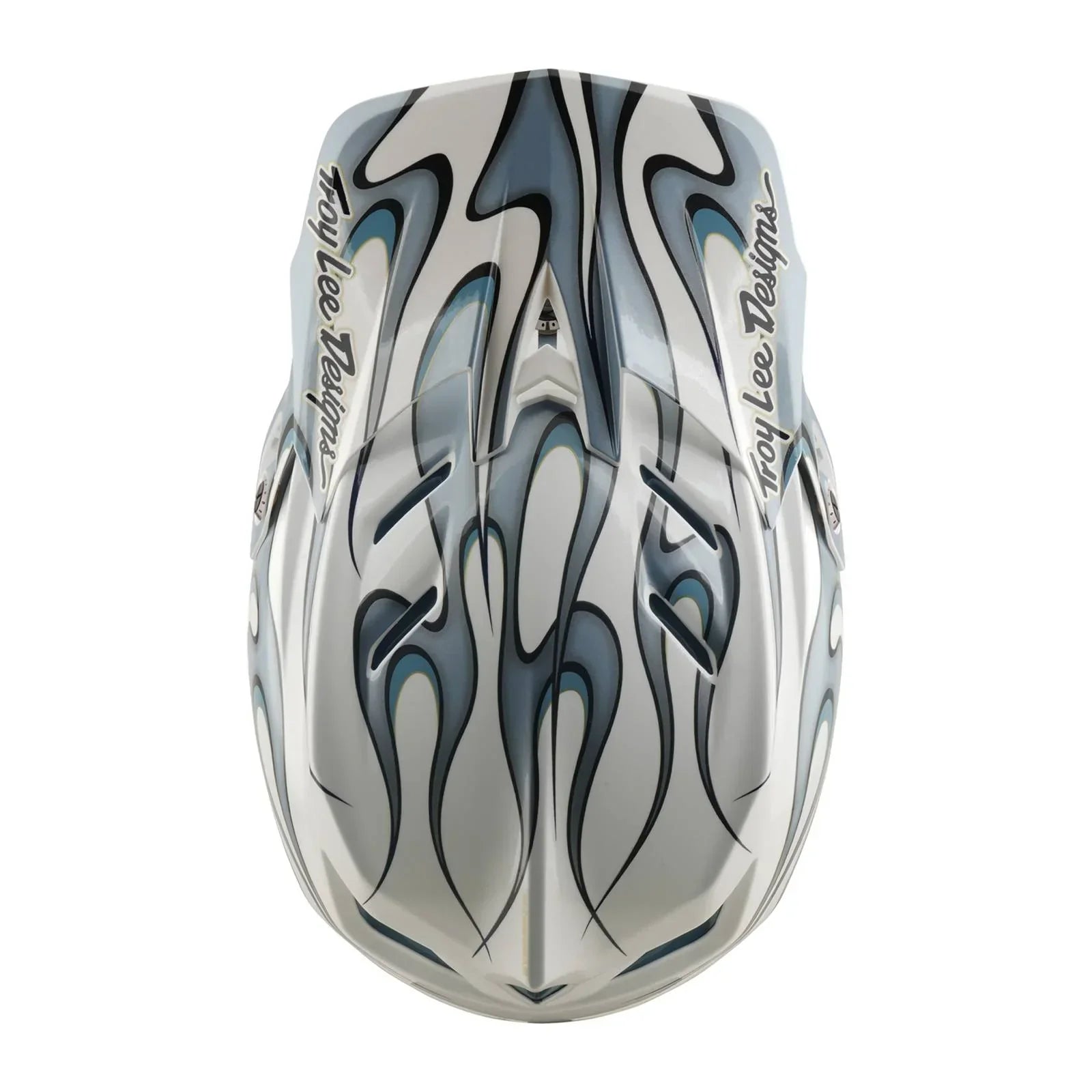 Troy Lee Designs BMX Racing Troy Lee Designs D4 Composite Helmet Torched White / Silver