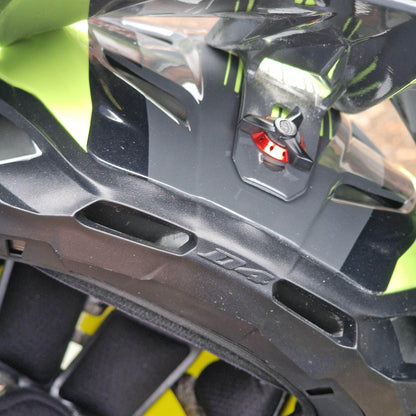 Troy Lee Designs BMX Racing Troy Lee Designs D4 Polyacrylate Helmet Qualifer Black / Yellow