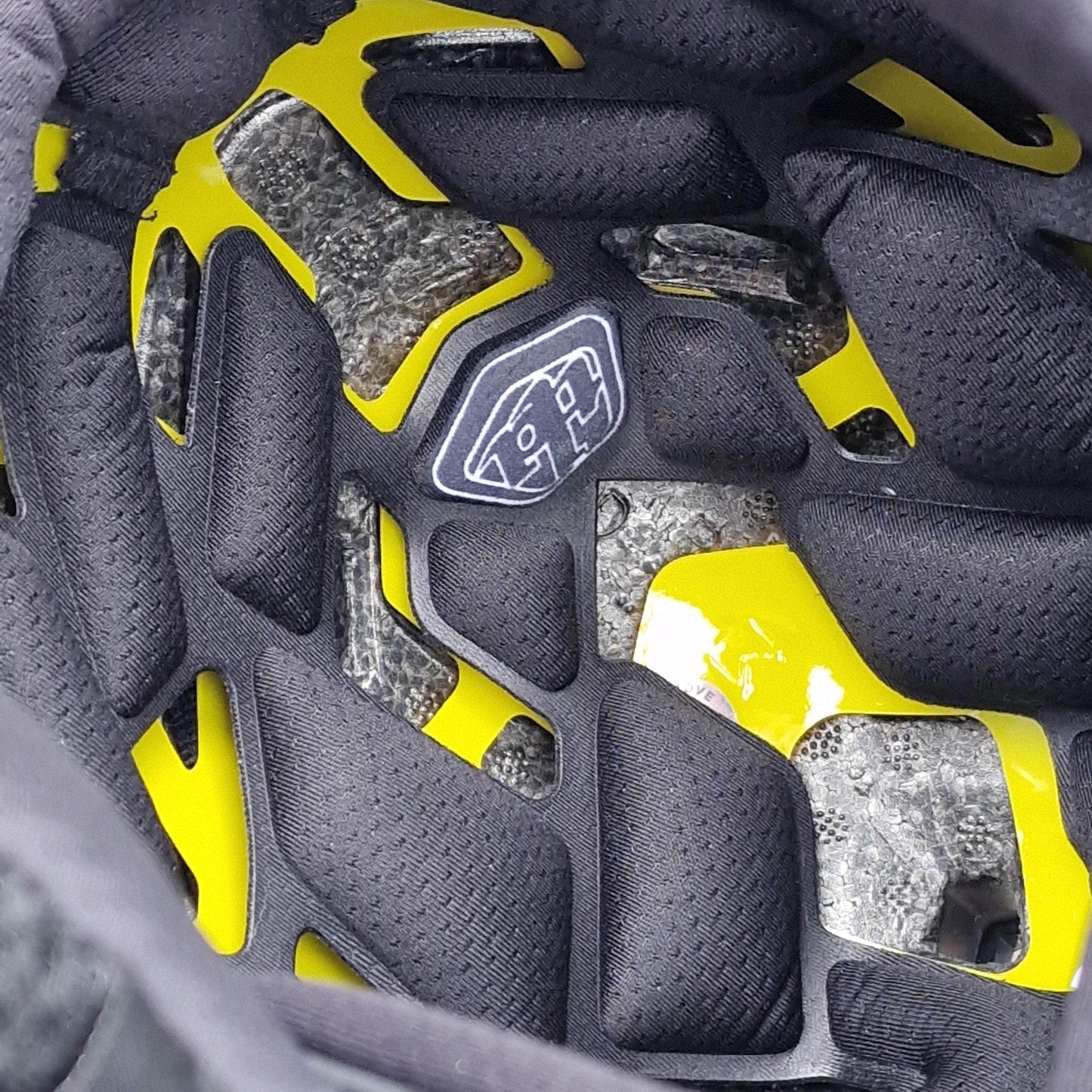 Troy Lee Designs BMX Racing Troy Lee Designs D4 Polyacrylate Helmet Qualifer Black / Yellow