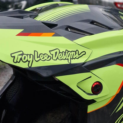 Troy Lee Designs BMX Racing Troy Lee Designs D4 Polyacrylate Helmet Qualifer Black / Yellow