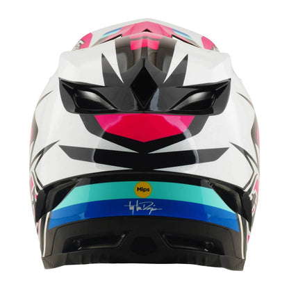 Troy Lee Designs BMX Racing Troy Lee Designs D4 Polyacrylate Helmet Roamer Magenta