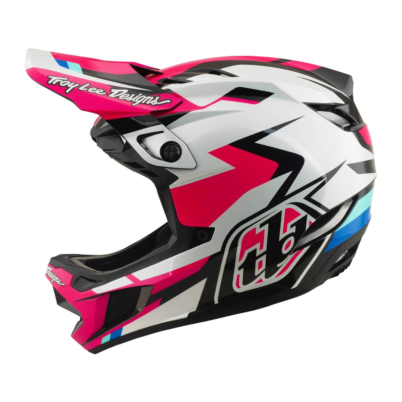 Troy Lee Designs BMX Racing Troy Lee Designs D4 Polyacrylate Helmet Roamer Magenta