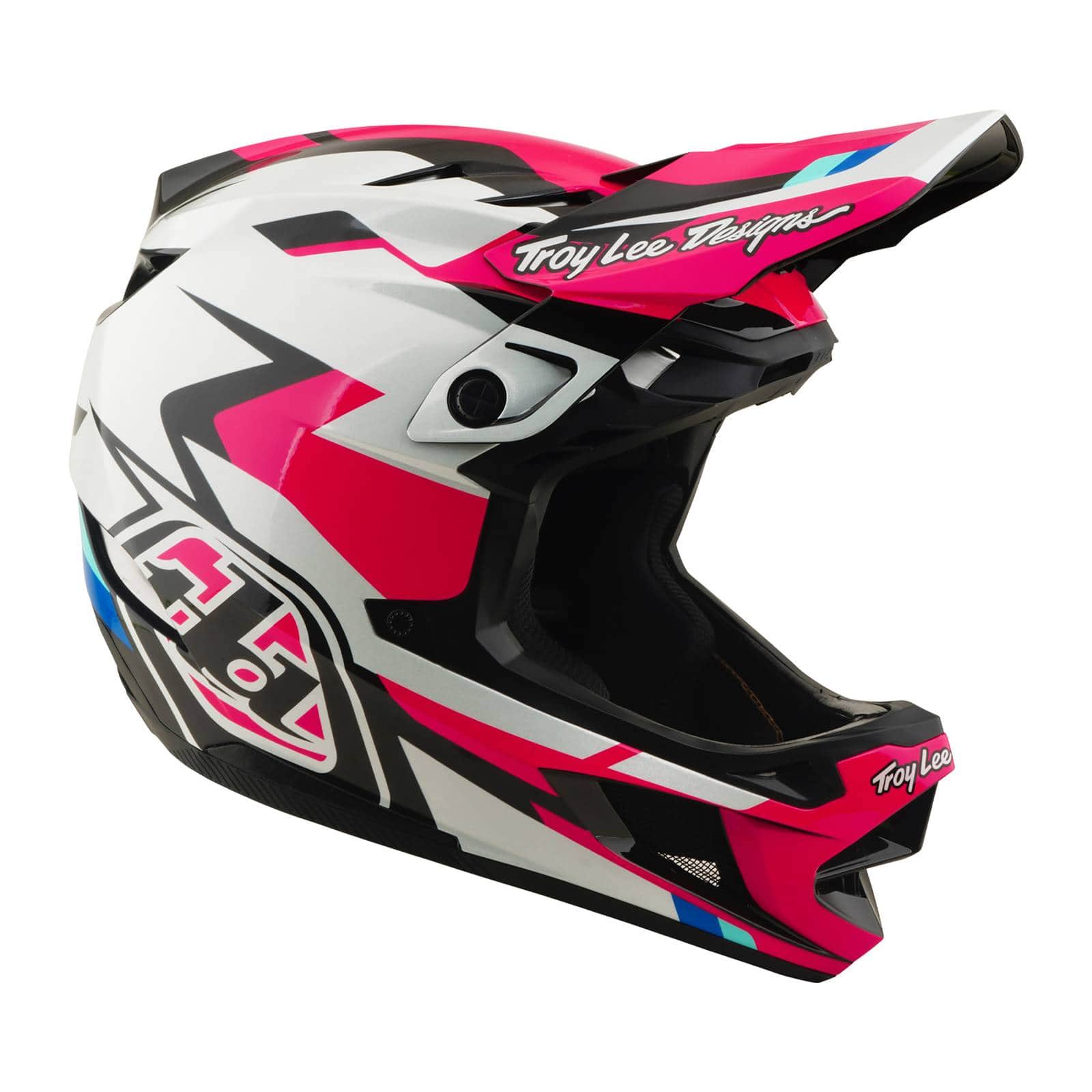 Troy Lee Designs BMX Racing Troy Lee Designs D4 Polyacrylate Helmet Roamer Magenta