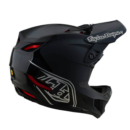 Troy Lee Designs BMX Racing Troy Lee Designs D4 Polyacrylate Helmet Shadow Black