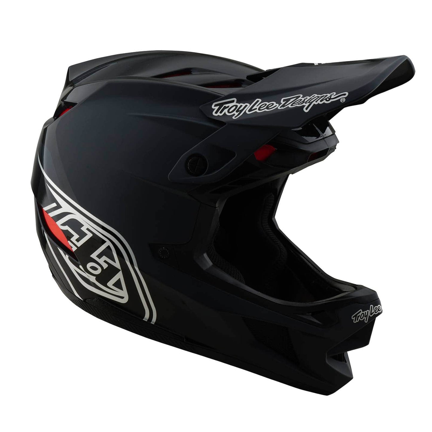 Troy Lee Designs BMX Racing Troy Lee Designs D4 Polyacrylate Helmet Shadow Black