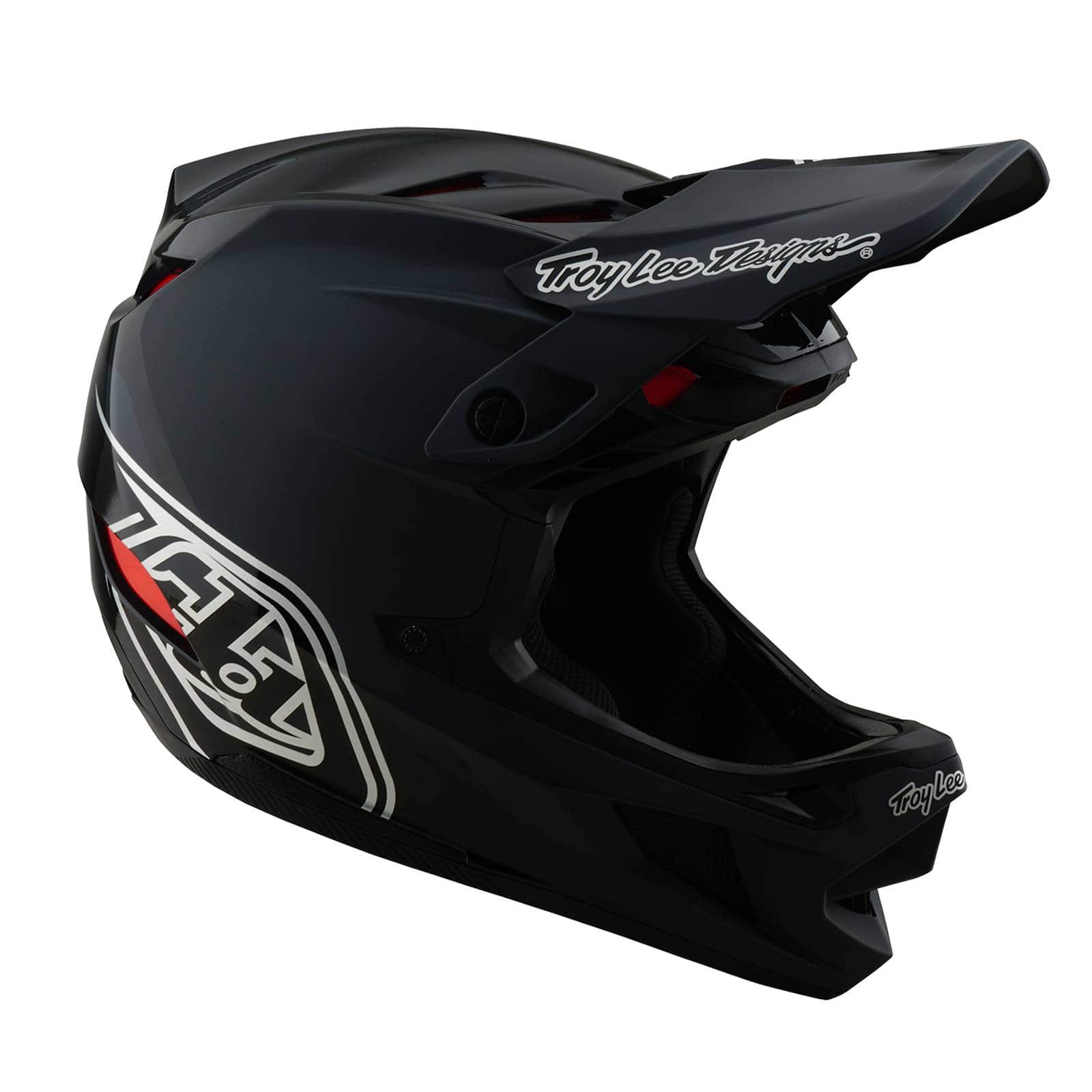 Troy Lee Designs BMX Racing Troy Lee Designs D4 Polyacrylate Helmet Shadow Black