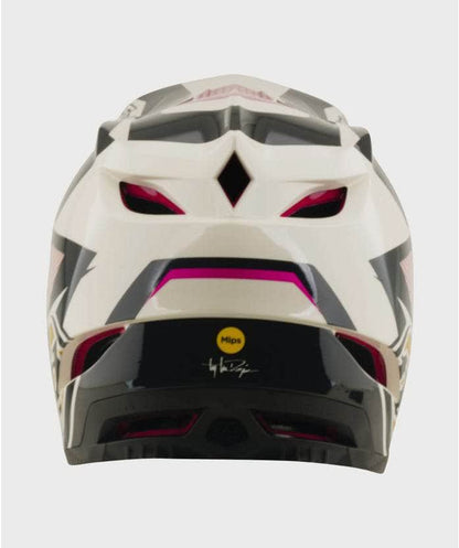 Troy Lee Designs BMX Racing Troy Lee Designs D4 Polyacrylate Helmet Turbo Acid Fuchsia