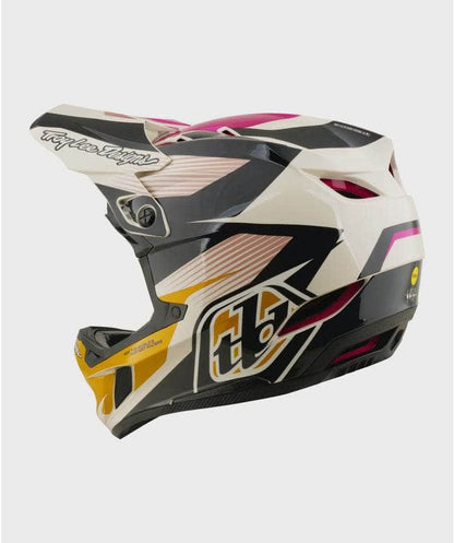 Troy Lee Designs BMX Racing Troy Lee Designs D4 Polyacrylate Helmet Turbo Acid Fuchsia