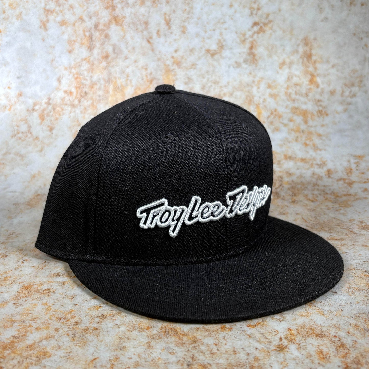 Troy Lee Designs Clothing & Shoes Black Troy Lee Designs Signature Flat Bill Snapback Cap Black