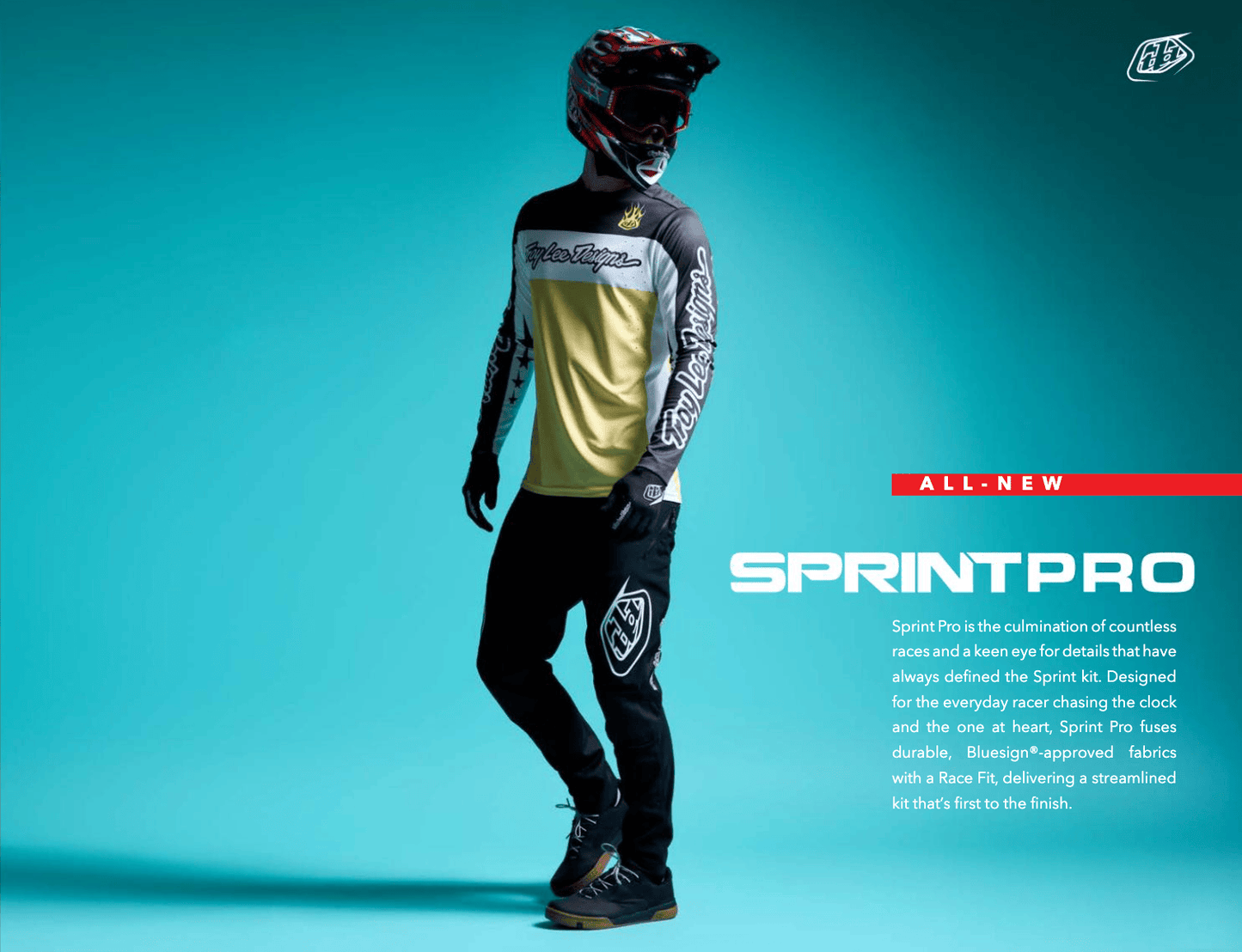 Troy Lee Designs BMX Racing Troy Lee Designs Sprint Pro Jersey Yo Moto Butter