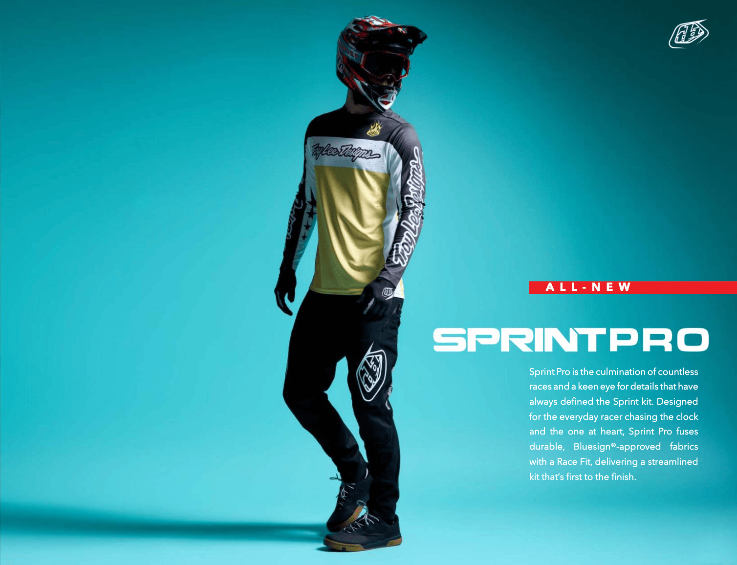 Troy Lee Designs BMX Racing Troy Lee Designs Sprint Pro Jersey Yo Moto Butter