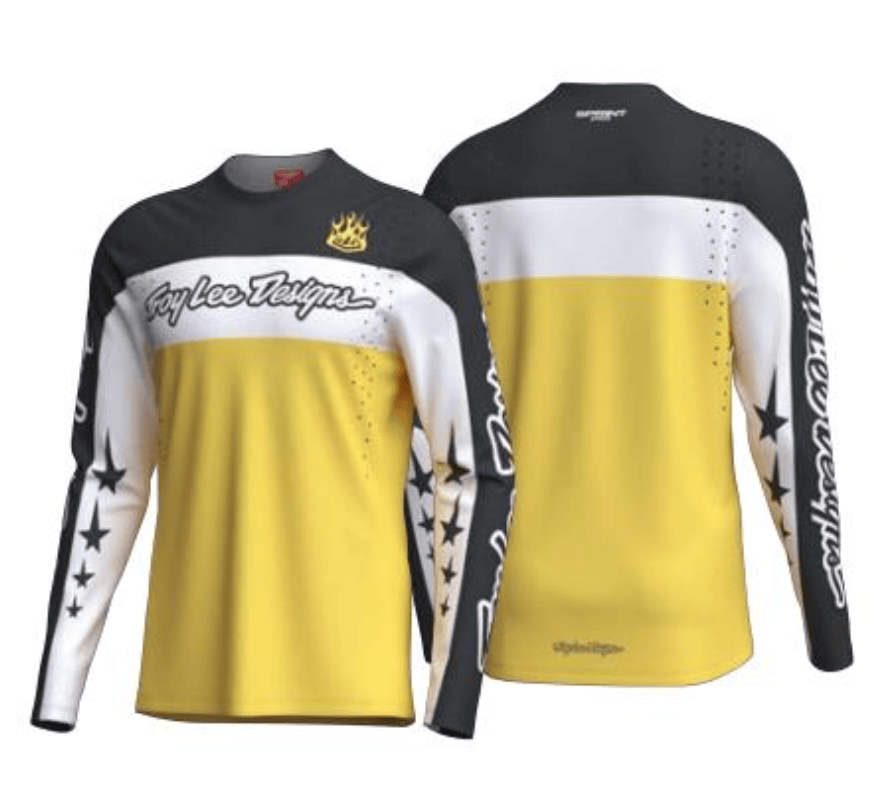 Troy Lee Designs BMX Racing Troy Lee Designs Sprint Pro Jersey Yo Moto Butter