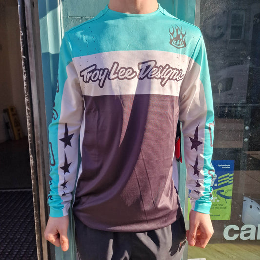 Troy Lee Designs BMX Racing Troy Lee Designs Sprint Pro Jersey Yo Moto Carbon