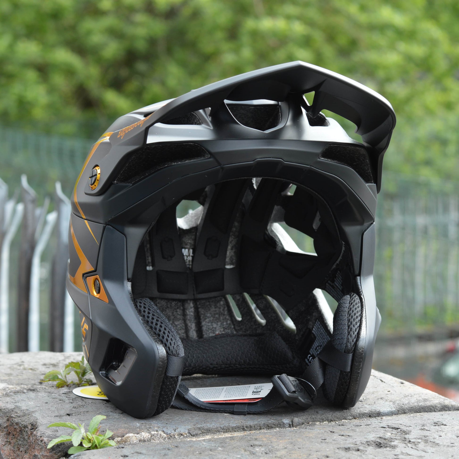 Troy Lee Designs BMX Racing Troy Lee Designs Stage Stunt Helmet Pinstripe Black