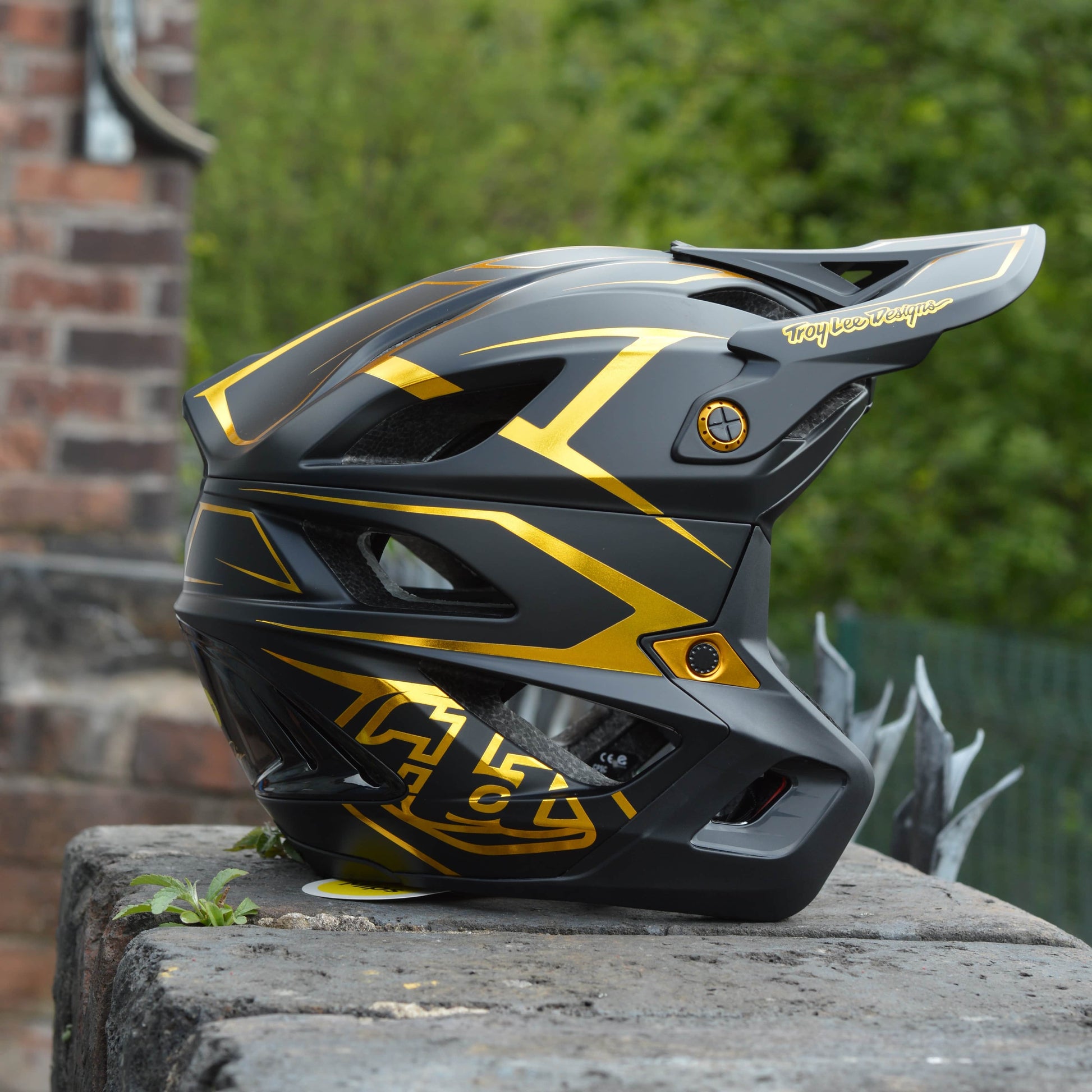 Troy Lee Designs BMX Racing Troy Lee Designs Stage Stunt Helmet Pinstripe Black