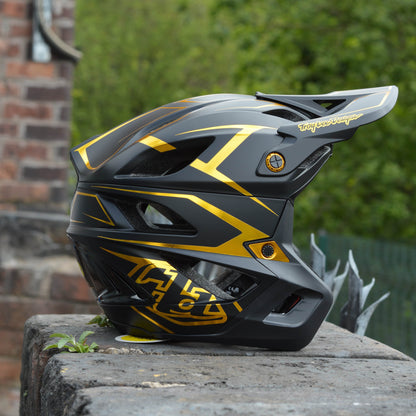 Troy Lee Designs BMX Racing Troy Lee Designs Stage Stunt Helmet Pinstripe Black