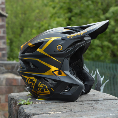 Troy Lee Designs BMX Racing Troy Lee Designs Stage Stunt Helmet Pinstripe Black