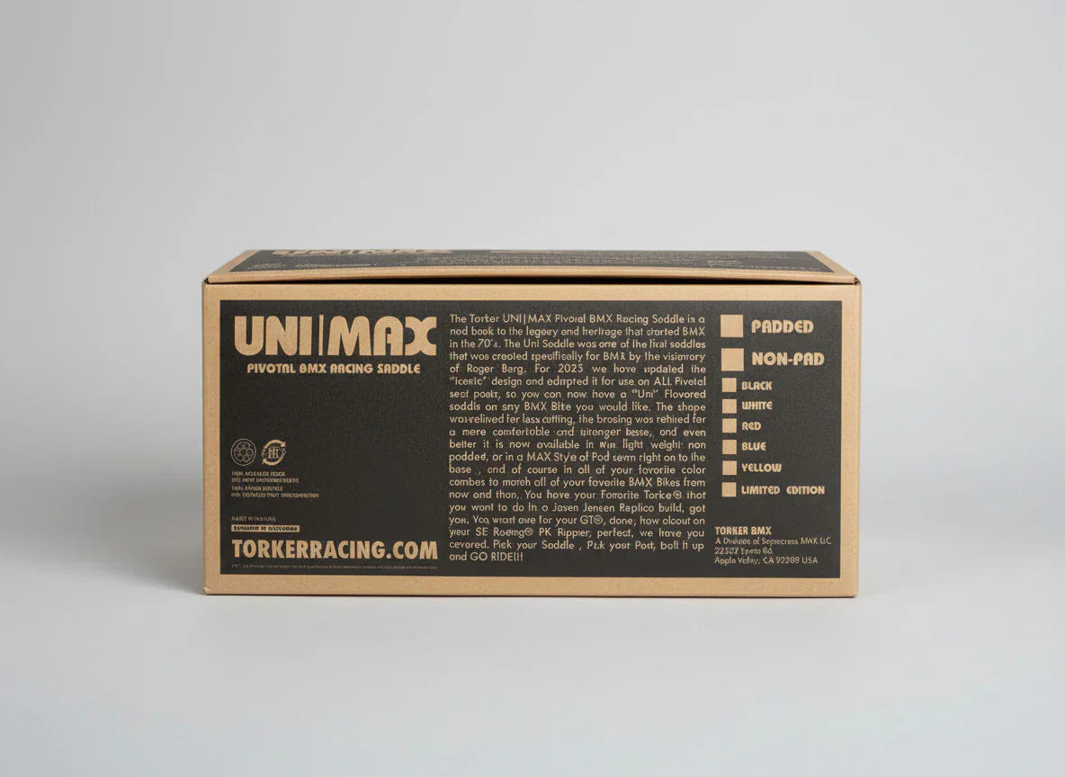 MAX USA Old School BMX Uni-Max Padded Pivotal Seat