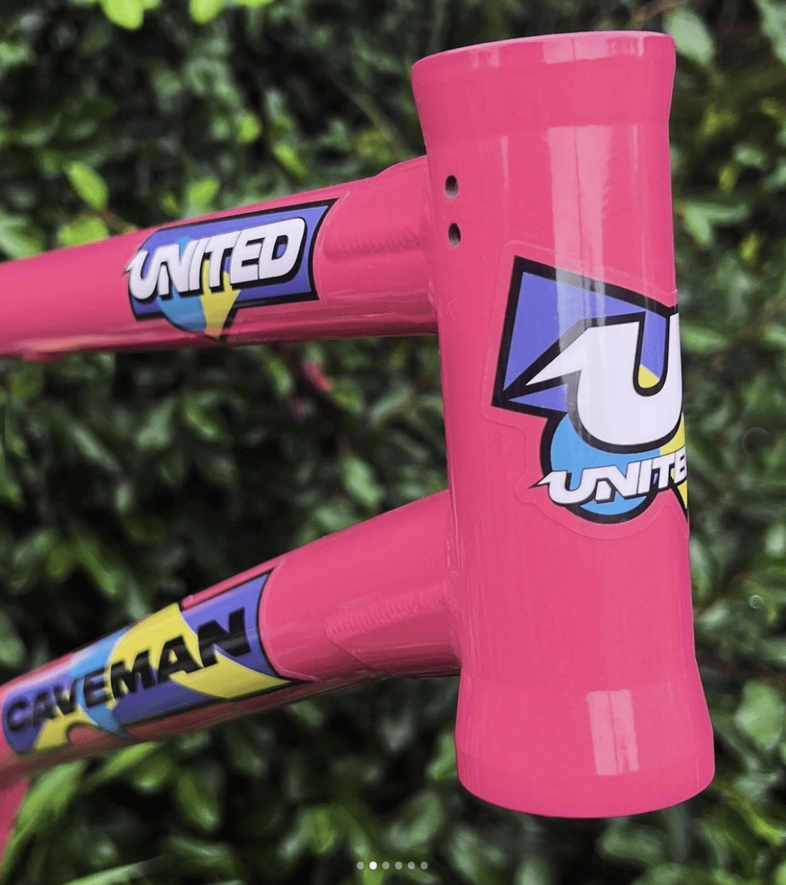 United BMX Parts United Escamilla Caveman V2 Frame 20.8" TT Pink