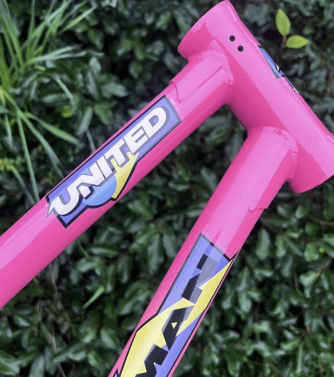 United BMX Parts United Escamilla Caveman V2 Frame 20.8" TT Pink