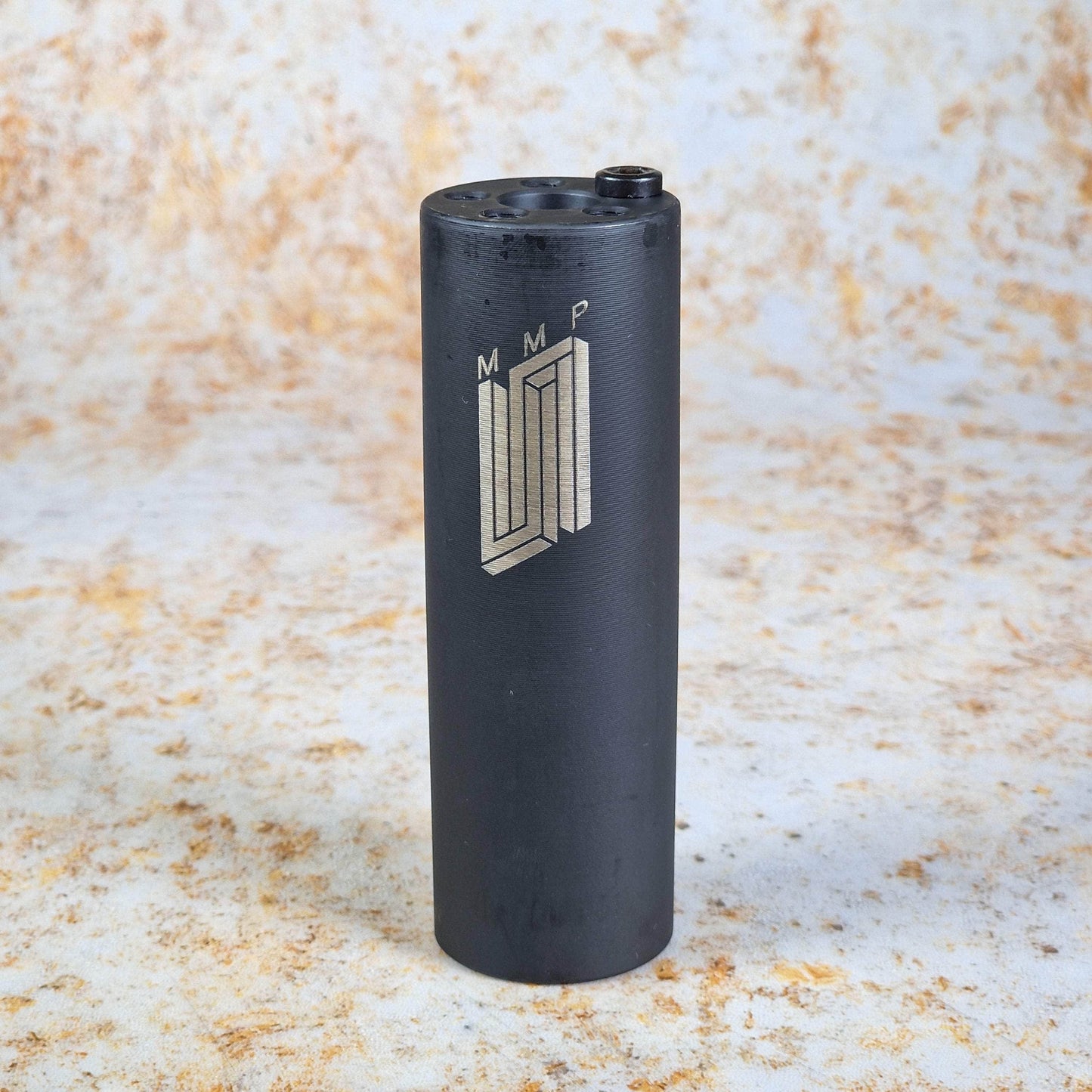 United BMX Parts United Metal Miki 4.5" 4140 Cromo Steel Single Peg Black Oxide