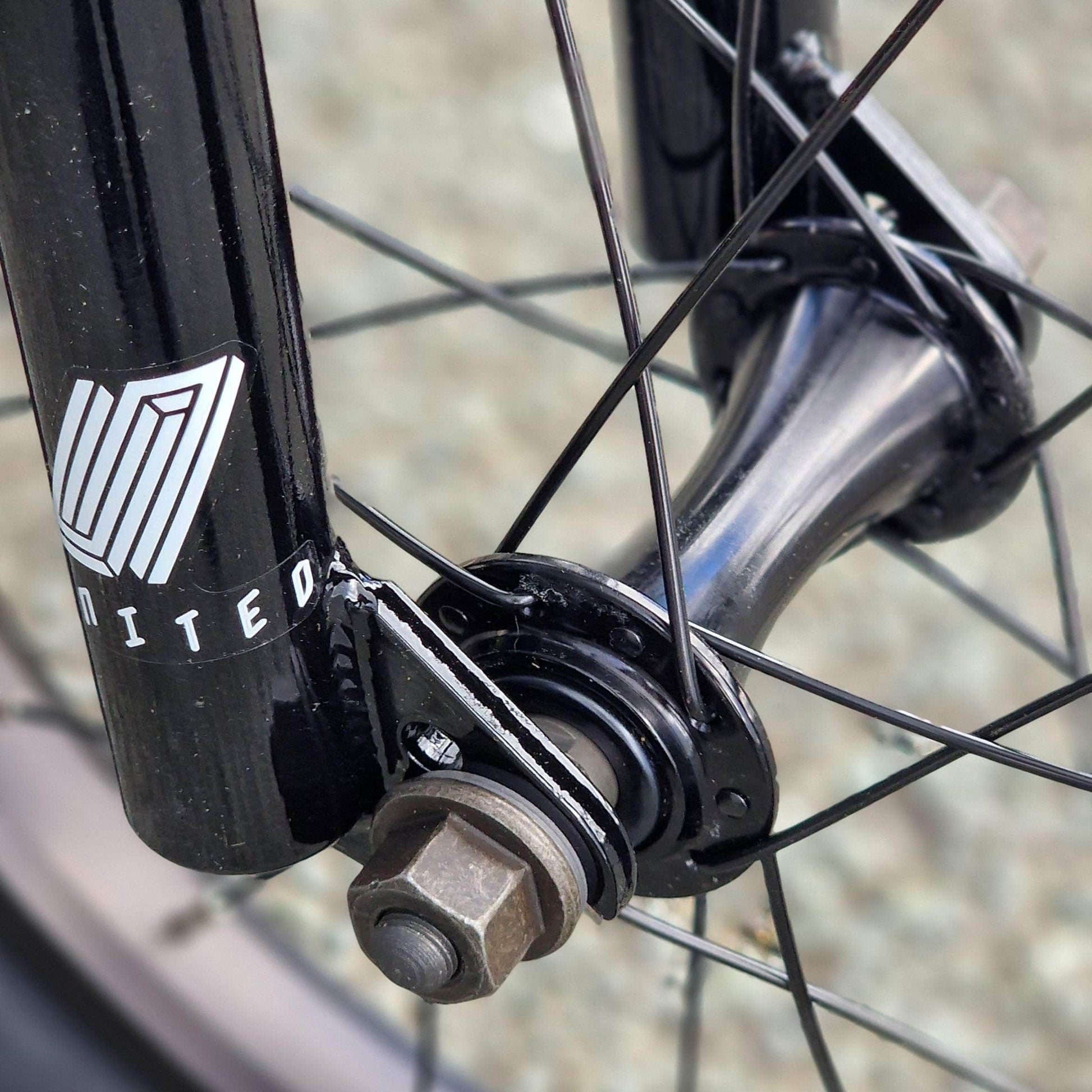 United BMX Bikes Gloss Black United Recruit 16 Inch Bike Gloss Black