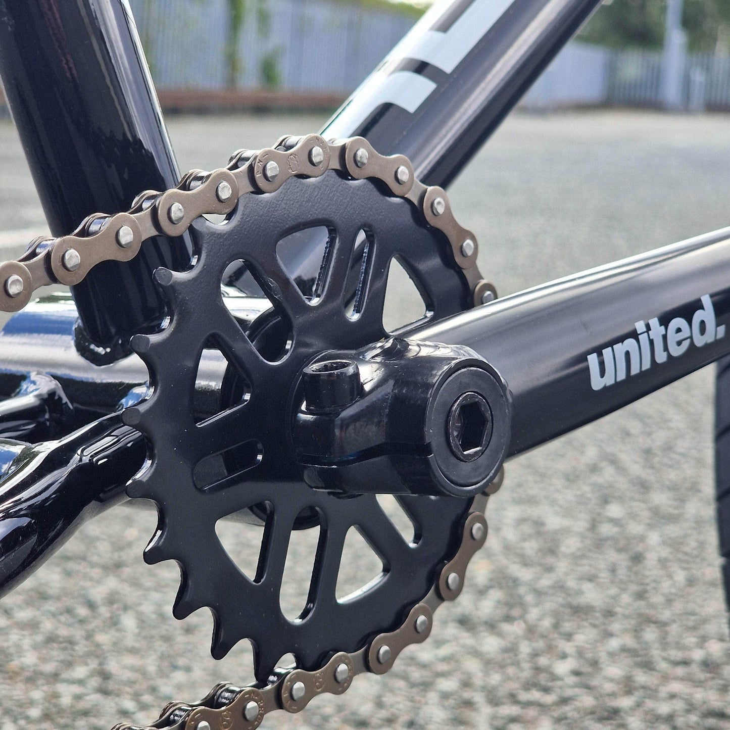 United BMX Bikes Gloss Black United Recruit 16 Inch Bike Gloss Black