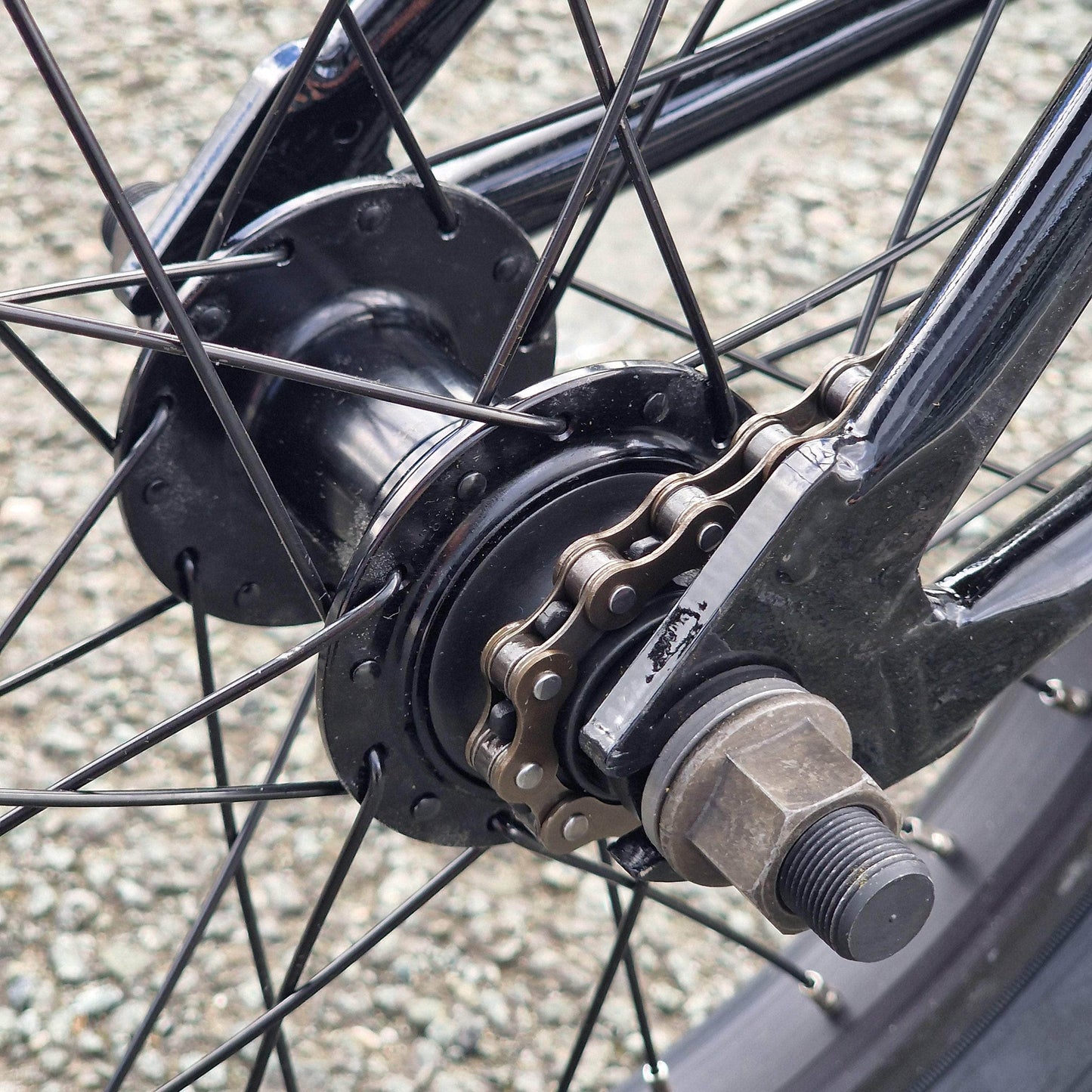 United BMX Bikes Gloss Black United Recruit 16 Inch Bike Gloss Black