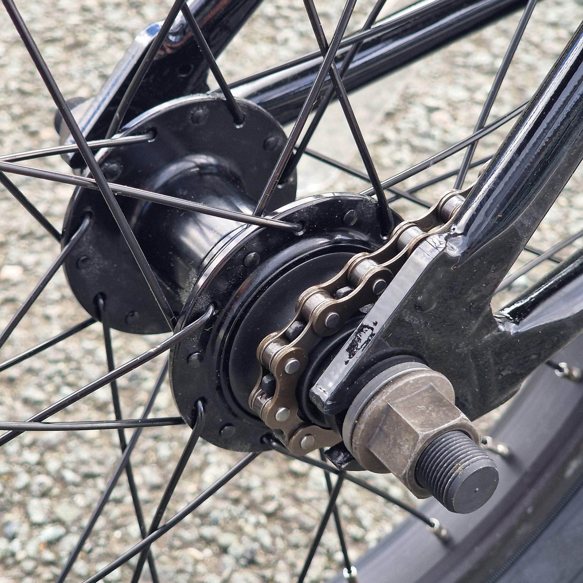 United BMX Bikes Gloss Black United Recruit 16 Inch Bike Gloss Black