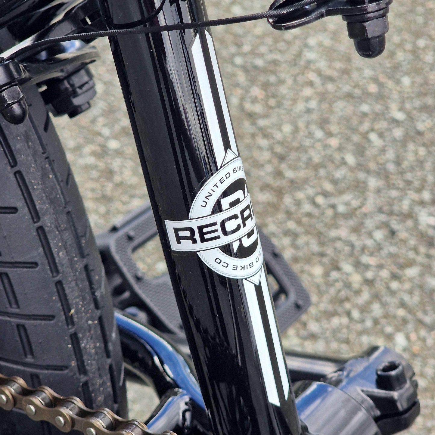 United BMX Bikes 20.25 / Gloss Black United Recruit 20.25" TT Bike Gloss Black