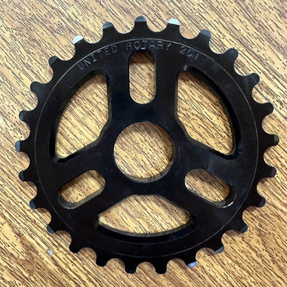 United BMX Parts 25t United Rotary Sprocket Black