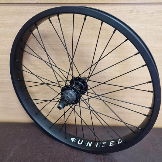 United BMX Parts United Supreme Rear Cassette Wheel Black