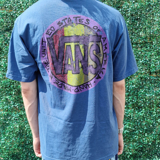 Vans Clothing & Shoes Vans Blotched Circle T-Shirt True Navy