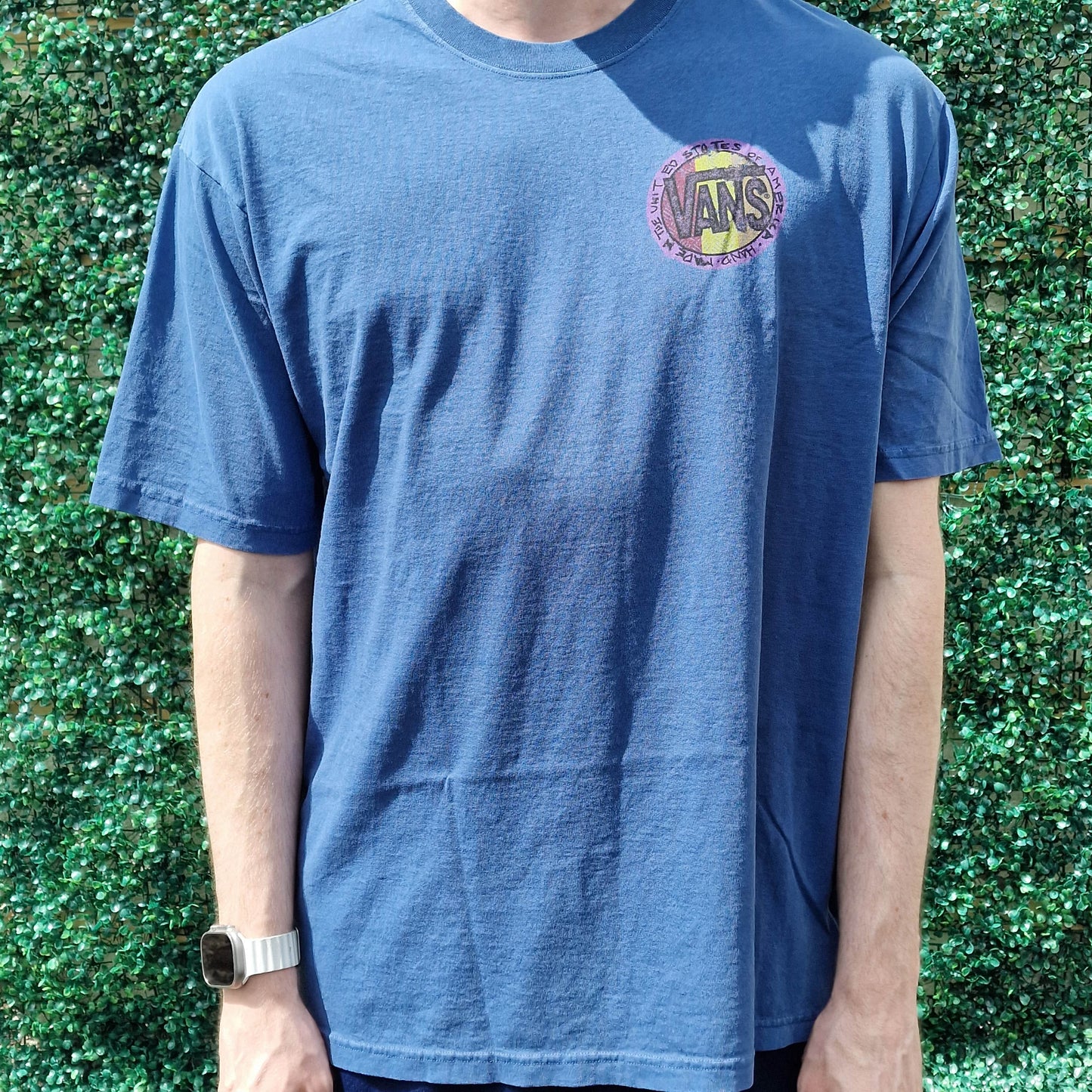 Vans Clothing & Shoes Vans Blotched Circle T-Shirt True Navy