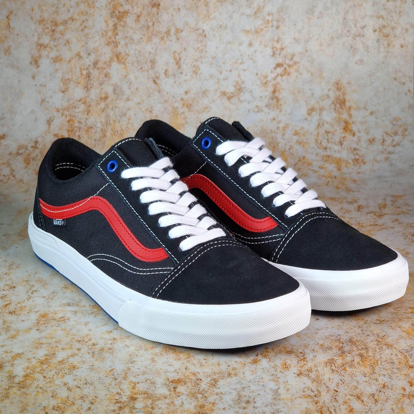 Vans Bmx Vans Black Red And White Vans Bmx Old Skool Shoes Black