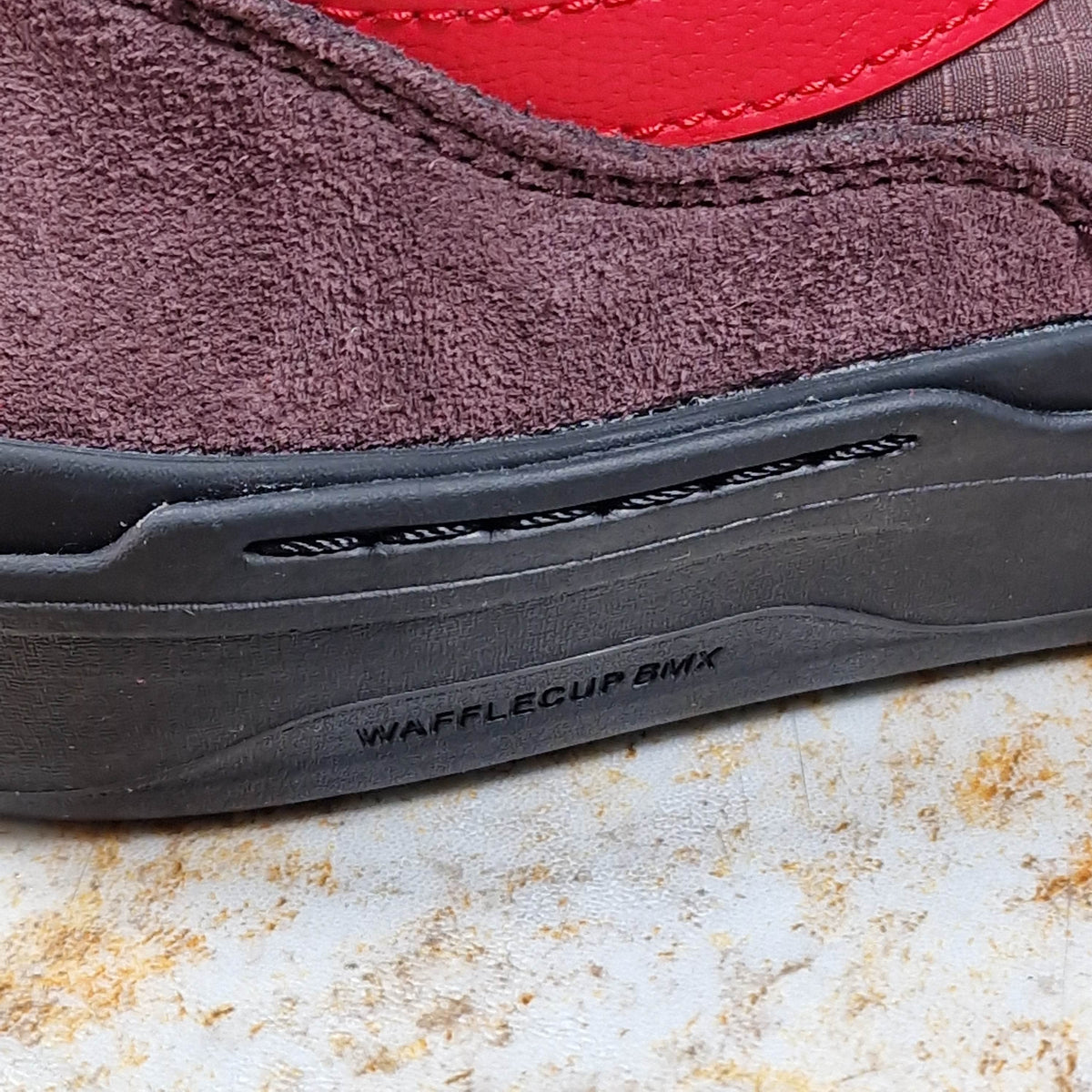 Vans Clothing & Shoes Vans BMX Proof Shoes Brown / Rio Red / Black