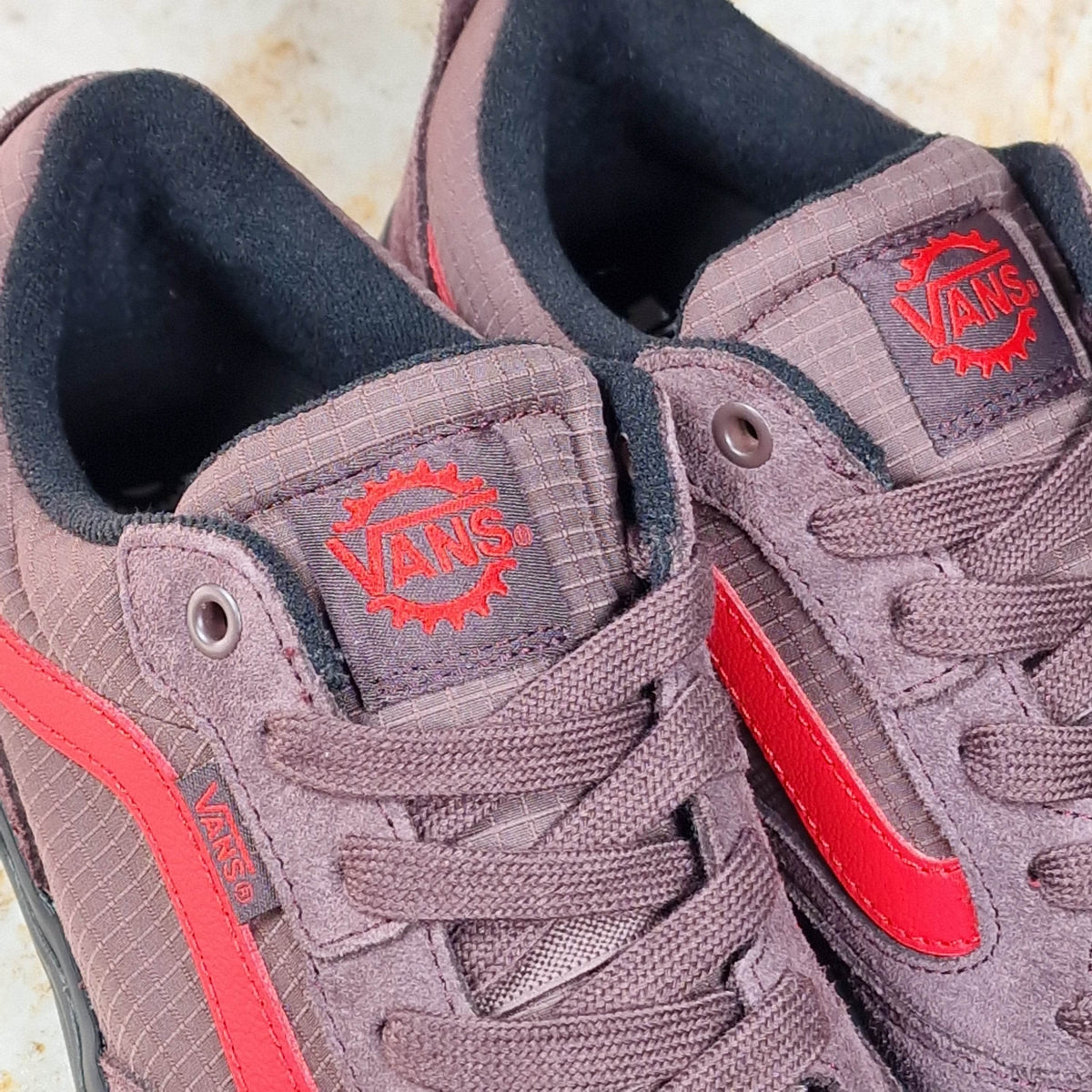 Vans Clothing & Shoes Vans BMX Proof Shoes Brown / Rio Red / Black