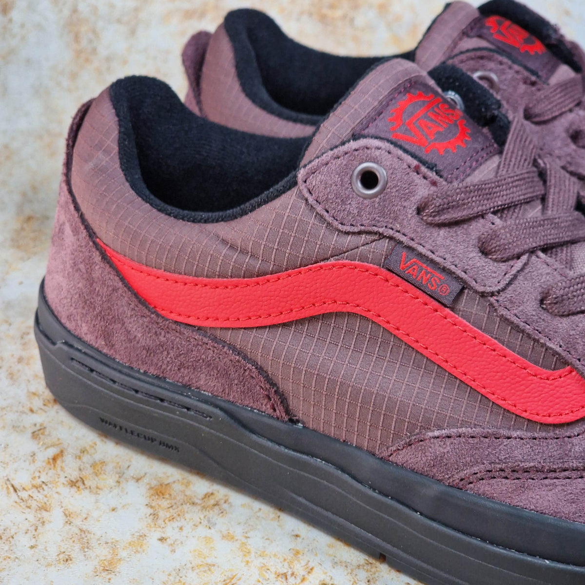 Vans Clothing & Shoes Vans BMX Proof Shoes Brown / Rio Red / Black