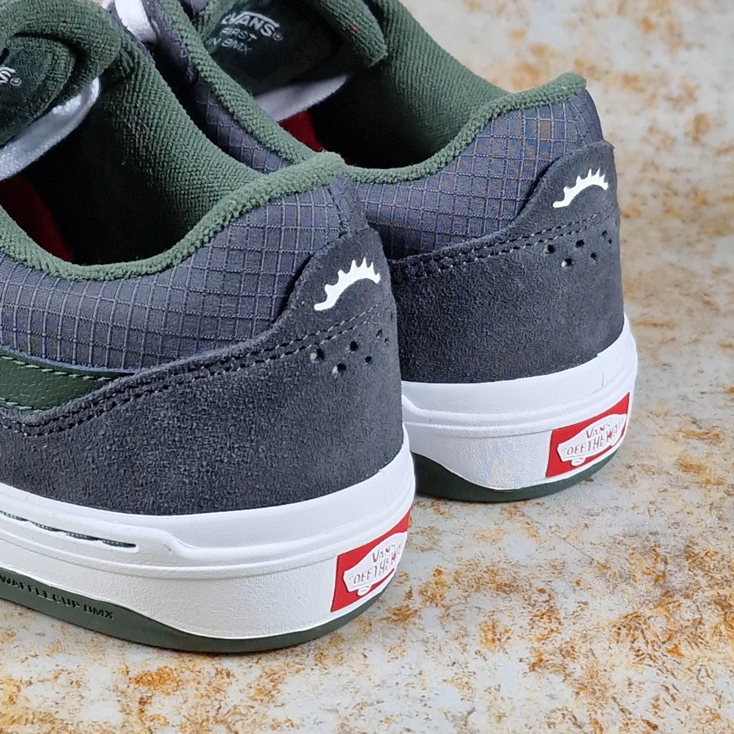 Vans Clothing & Shoes Vans BMX Proof Shoes Charcoal / Green / White