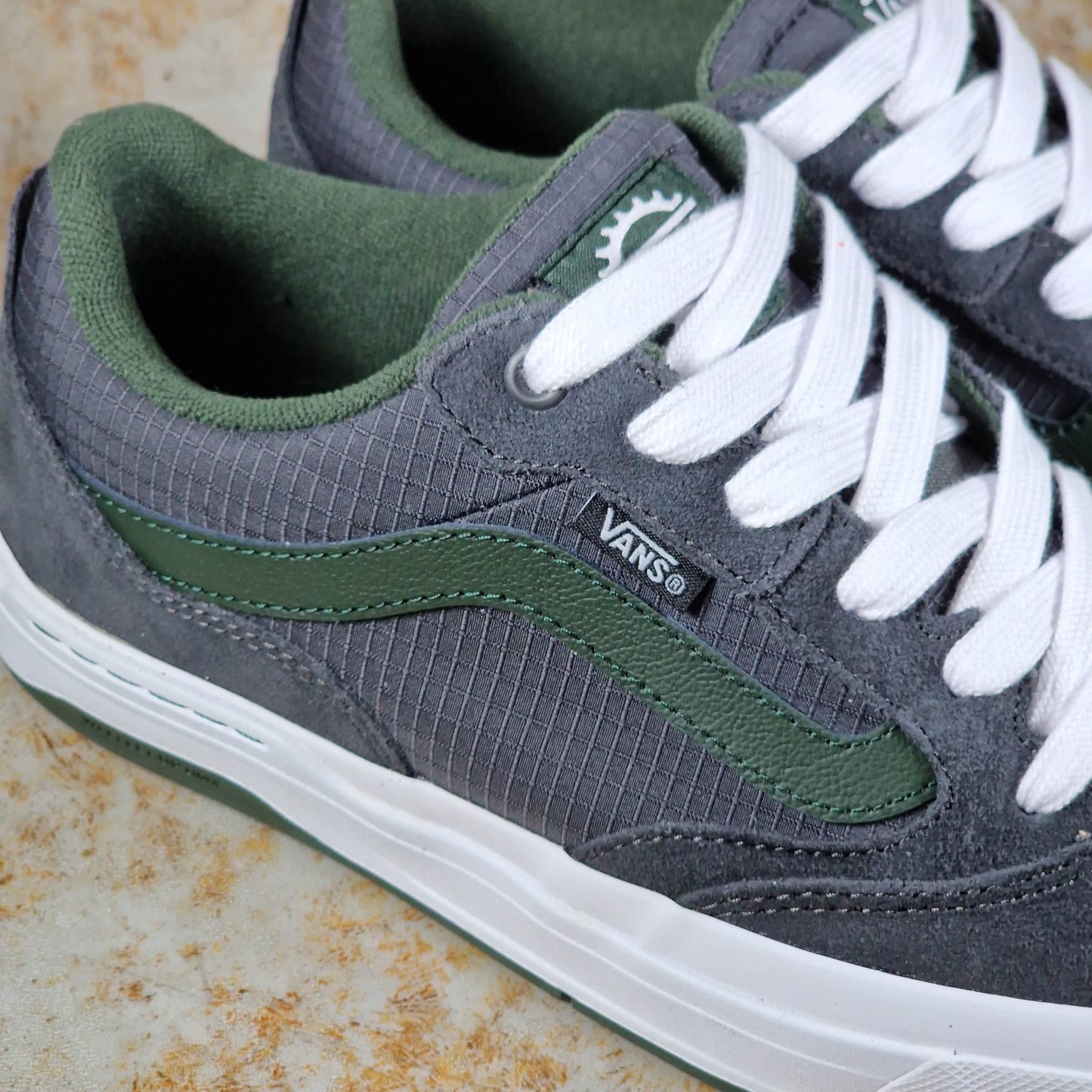 Vans Clothing & Shoes Vans BMX Proof Shoes Charcoal / Green / White