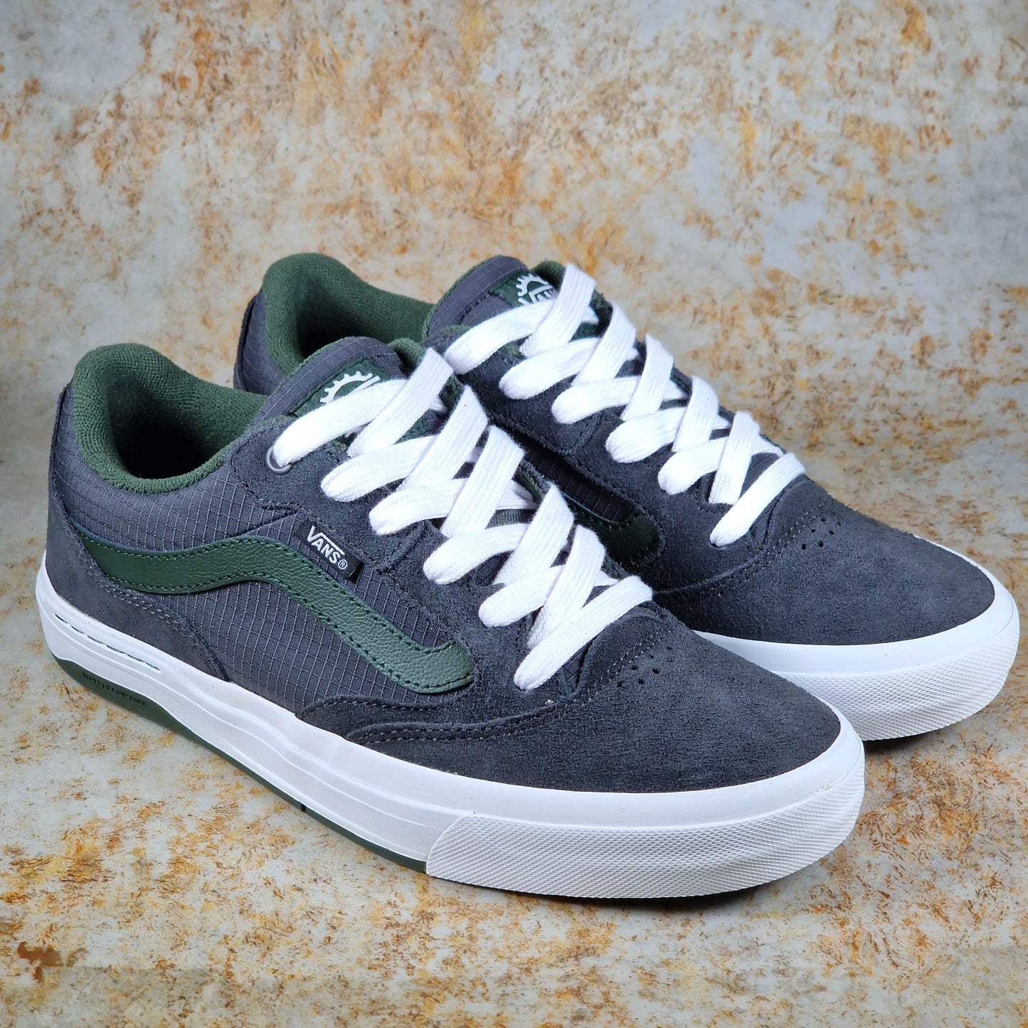 Vans Clothing & Shoes Vans BMX Proof Shoes Charcoal / Green / White