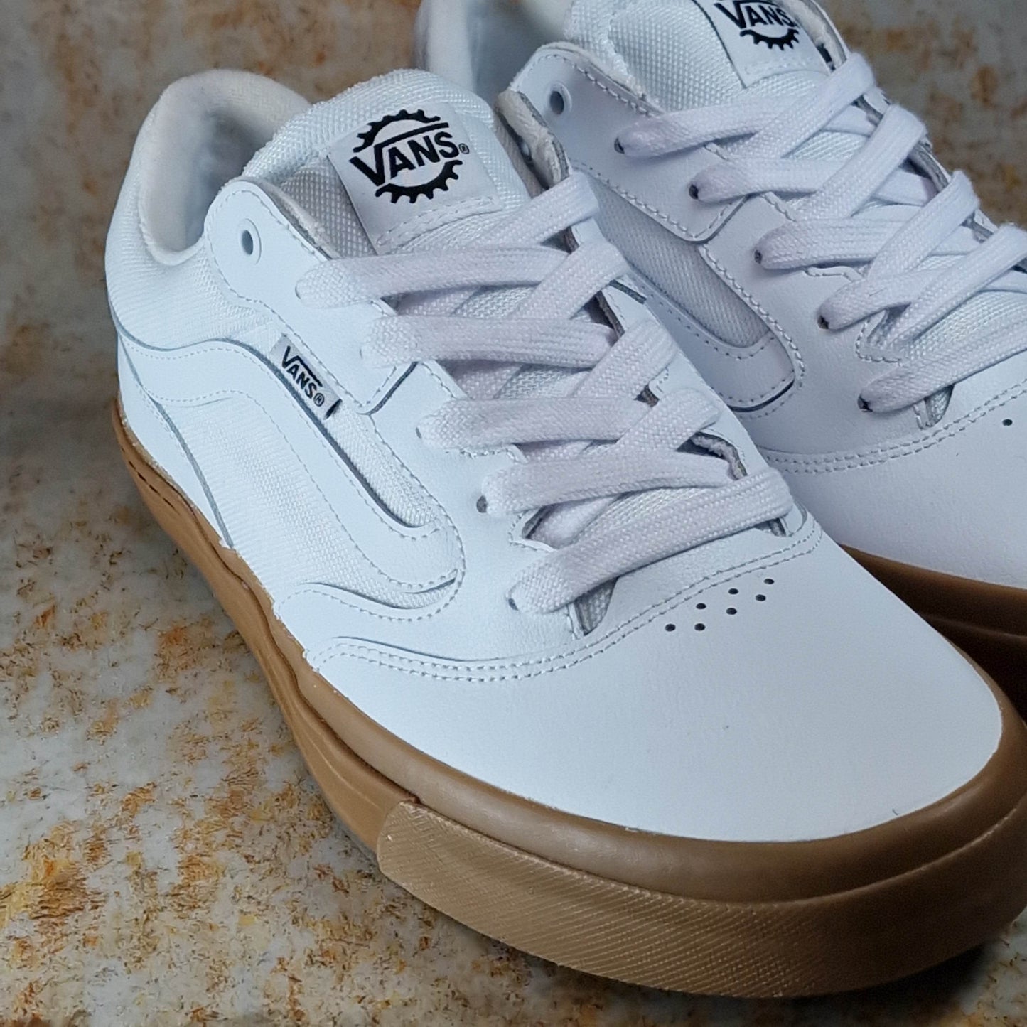 Vans Clothing & Shoes White / Gum / UK 10 Vans BMX Proof Shoes White / Gum SLIGHT SECONDS