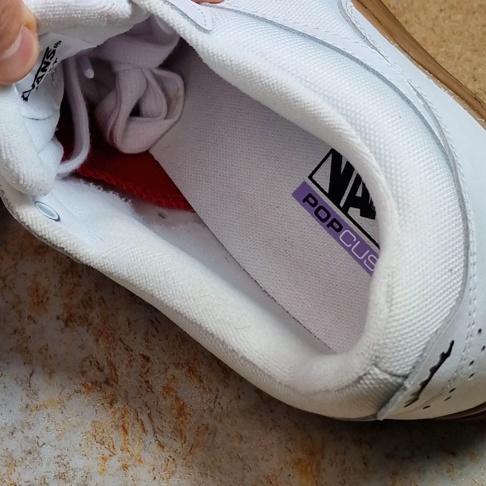 Vans Clothing & Shoes White / Gum / UK 10 Vans BMX Proof Shoes White / Gum SLIGHT SECONDS