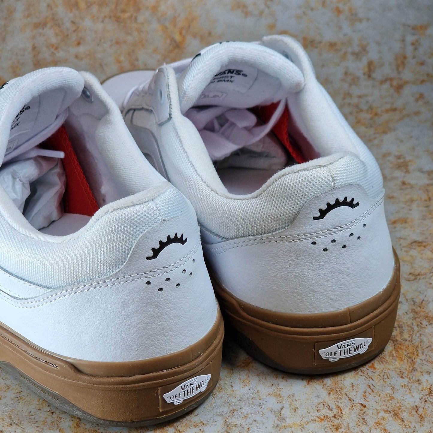 Vans Clothing & Shoes White / Gum / UK 10 Vans BMX Proof Shoes White / Gum SLIGHT SECONDS